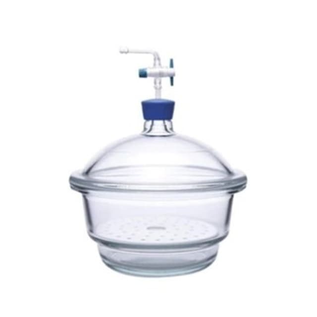 Desecador de vidrio con vacío 300mm