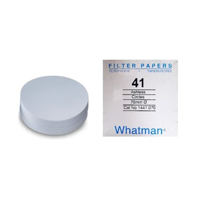 Papel filtro # 41 de 7cm