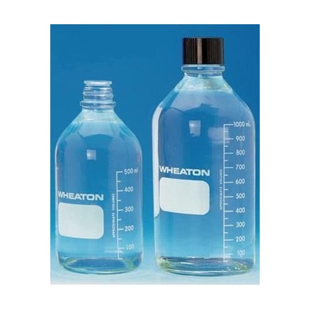 Frasco de vidrio graduado 1L