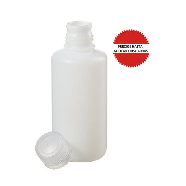 Frasco redondo boca angosta HDPE 60ml
