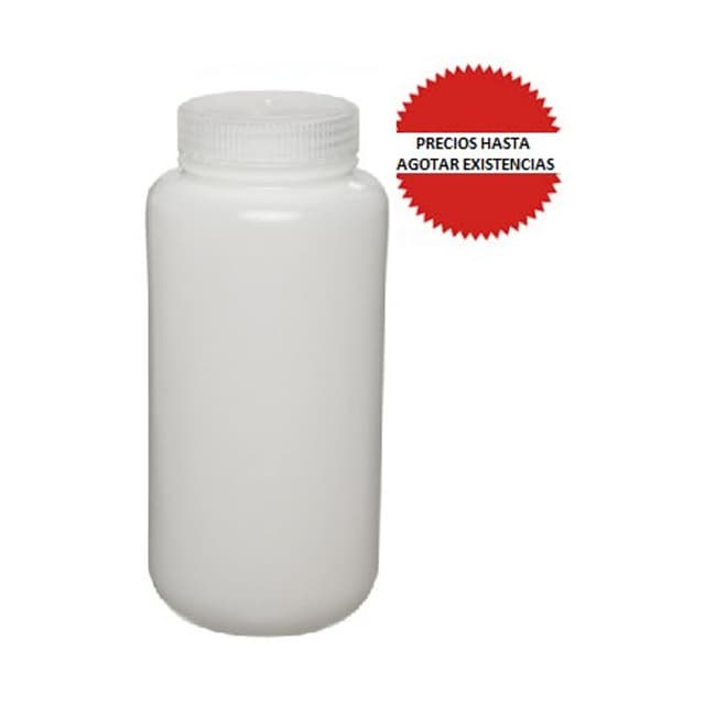 Frasco redondo PP fluorinado 500ml