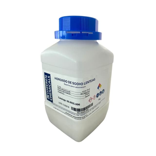 Hidroxido de sodio lentejas 1kg