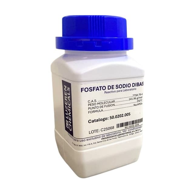 Fosfato de sodio dibasico 500g