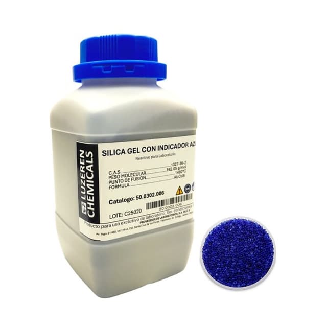 Silicagel con indicador azul 3-5mm de 1kg