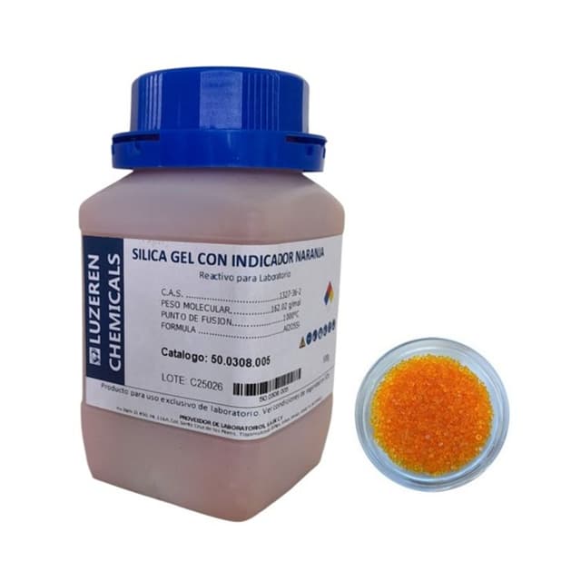 Silicagel con indicador Perlas 3-5mm 500g