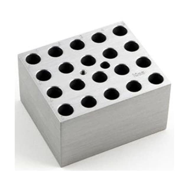 Bloque de aluminio para 20 tubos de 10mm