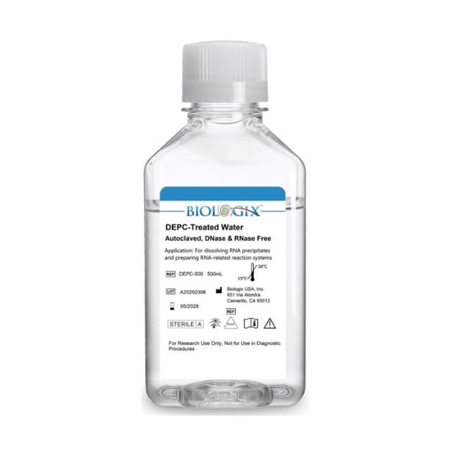 Agua con DEPC ultrapura esteril