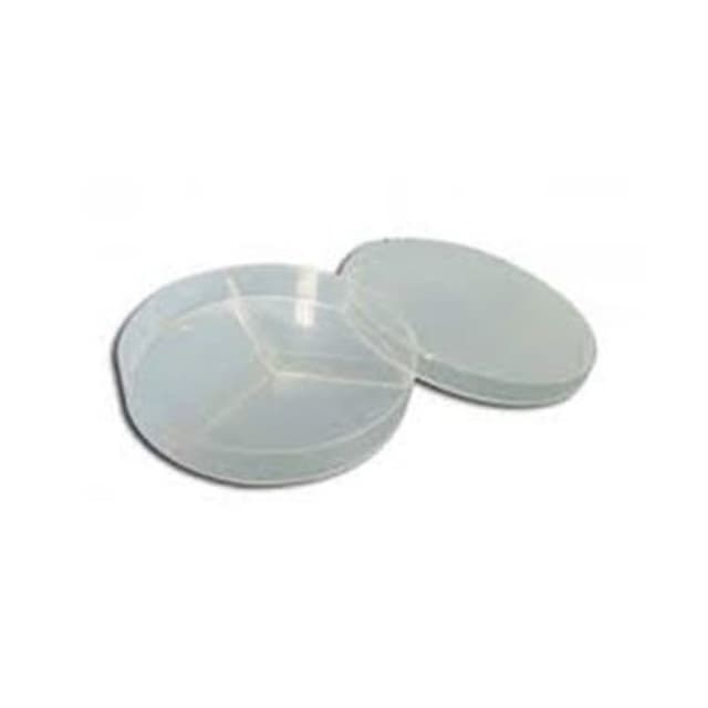 Caja petri esteril de PS 3 div