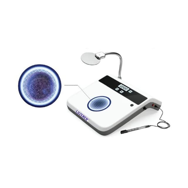 Contador de colonias ultra compacto LCD