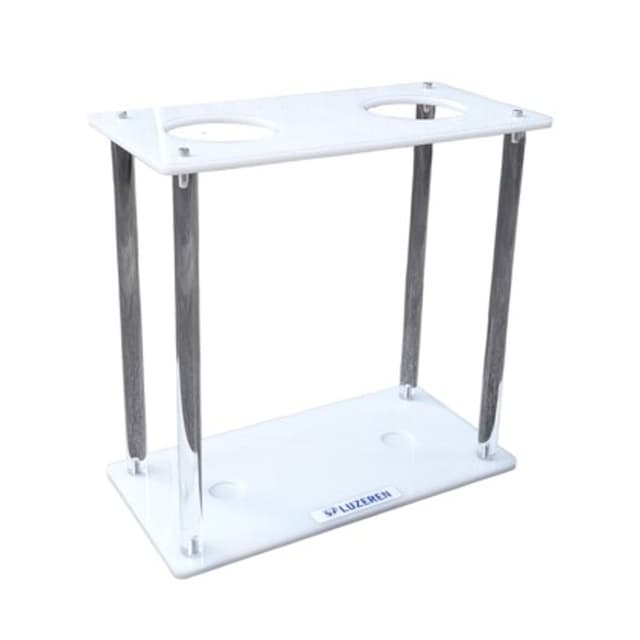 Soporte de PMMA para 2 conos imhoff