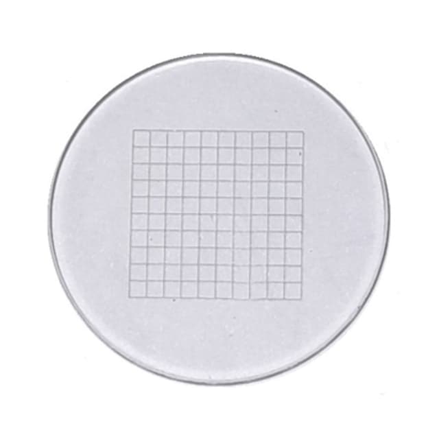 Reticula circular con 100 div