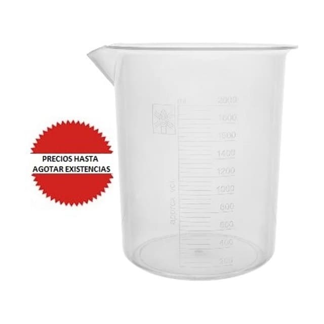 Vaso de precipitado de PP 2000ml