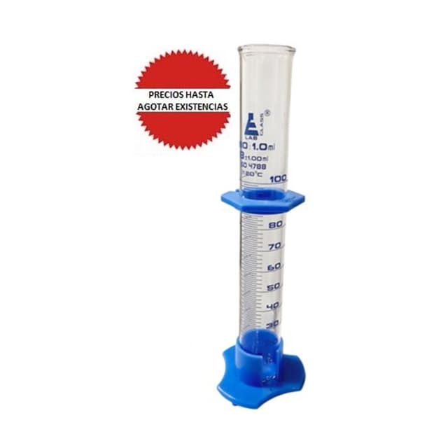 Probeta de vidrio boro 100ml