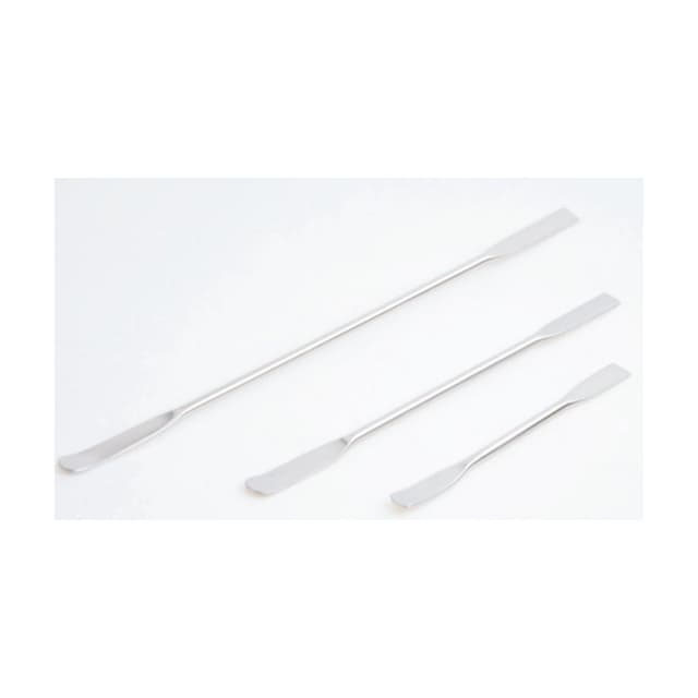 Espatula doble redondo -cuadrado SS 220mm