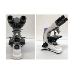 Microscopio binocular biológico LED