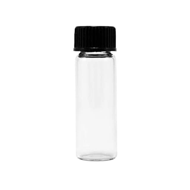 Vial de vidrio claro 15ml con tapa rosca