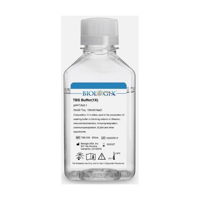 TBS buffer  (1X) PH 7.6 esteril