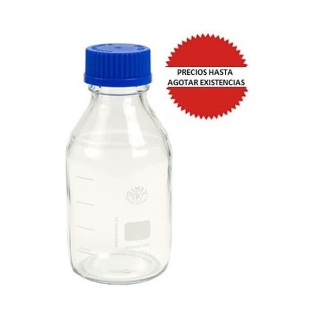 Frasco de vidrio graduado 500ml