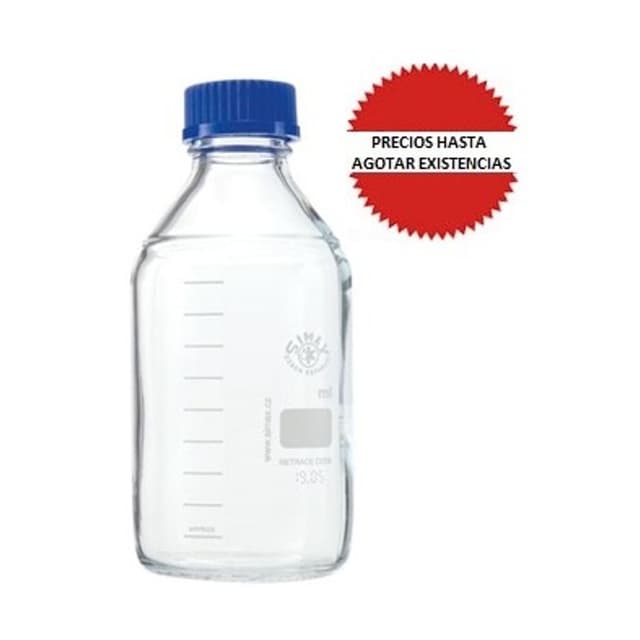 Frasco de vidrio graduado 2000ml