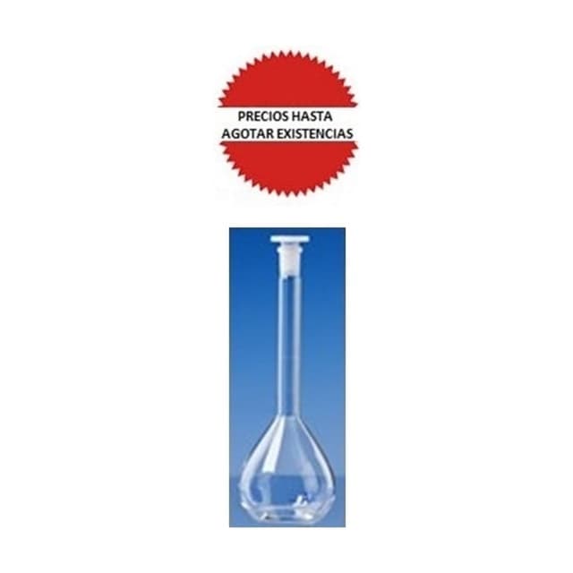 Matraz volumetrico de vidrio 500ml