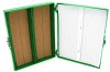 Caja de plastico verde para 100 Portaobjetos  Heathrow