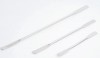 Espatula doble redondo -cuadrado SS 220mm Luzeren