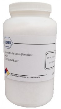 Hidroxido de sodio lentejas 2.5kg Luzeren