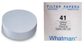 Papel filtro # 41 de 11cm WHATMAN