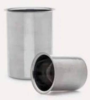 Vaso de acero inoxidable - Accesorios acero inoxidable y aluminio -  Disección - Inox - Muestreo - Equipo de laboratorio