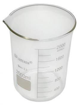 Vaso de vidrio boro 3.3 de 2L Luzeren