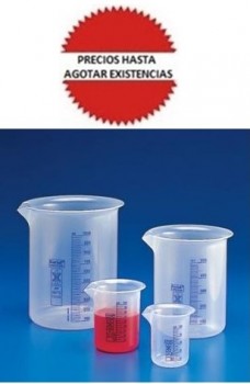 Vaso de PP forma Baja graduacion azul 1L Kartell