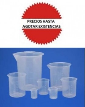 Vaso graduado de PP 50ml Luzeren