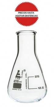 Matraz erlenmeyer 25ml EISCO