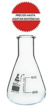 Matraz erlenmeyer 50ml EISCO