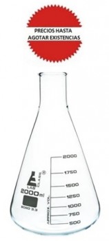 Matraz erlenmeyer 2000ml EISCO