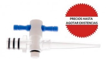 Llave PTFE para uso en bureta de acrilico  EISCO