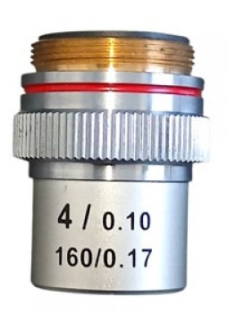 Objetivo acromatico 4X Luzeren