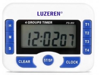 Reloj de 4 canales  Luzeren